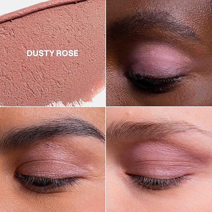 ATTITUDE Oceanly Eyeshadow EWG Verified Single Matte Cream Eyeshadow Plastic-Free Vegan Beauty and Makeup Dusty Rose 0.16 Fl Oz