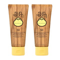 Sun Bum Original Spf 50 Sunscreen Lotion Vegan and Hawaii 104 Act Compliant (Octinoxate &amp Oxybenzone Free) Broad Spectrum Moisturizing UVA/UVB With Vitamin E 3 Ounce 2 Pack