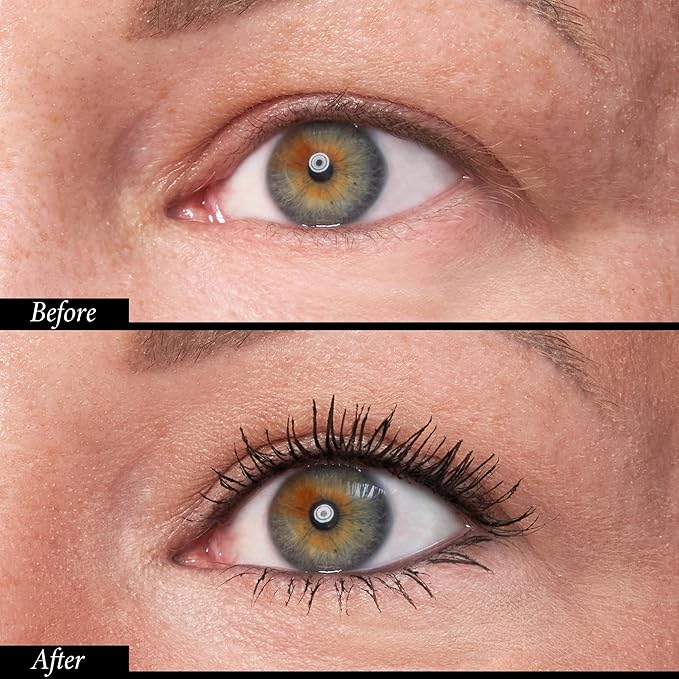 LAURA GELLER NEW YORK Always There Lengthening Mascara in Black - Defining Curling Buildable Formula Eye Makeup- Innovative Lengthening Brush - 1 count