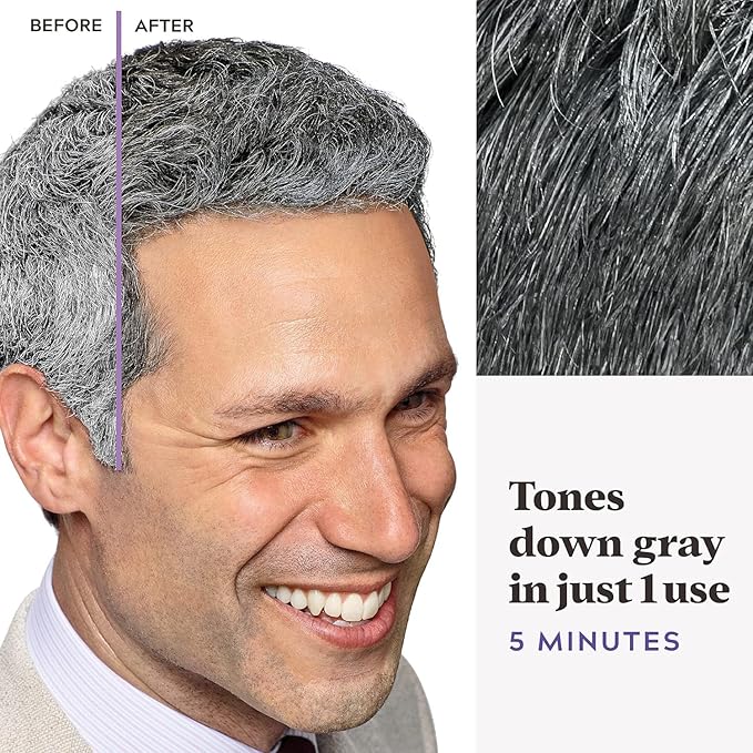 Just for Men Hair Color - Touch of Gray Black-Gray. 3 Pack