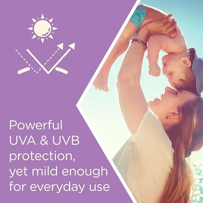 Aveeno Baby Continuous Protection Zinc Oxide Mineral Sunscreen Lotion for Sensitive Skin Broad Spectrum SPF 50 Tear-Free Sweat- &amp Water-Resistant Paraben-Free Non-Greasy 7 fl. oz