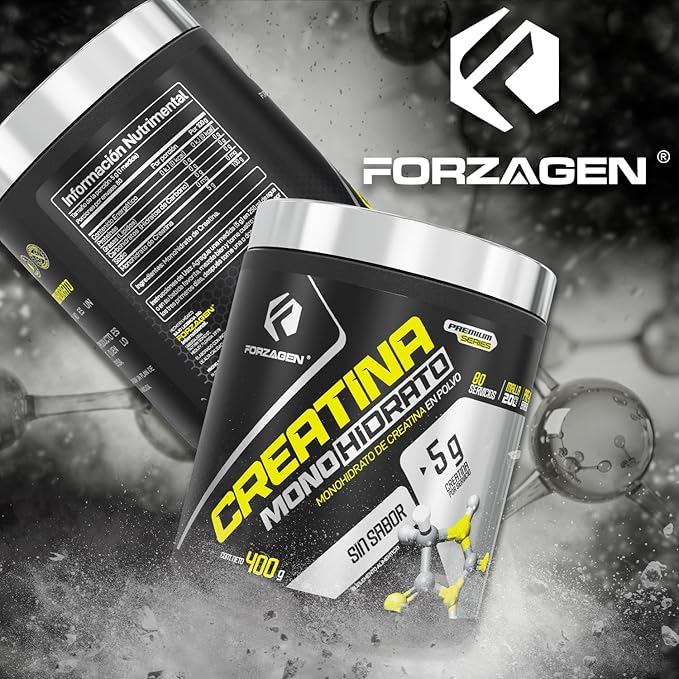 Forzagen Creatine Monohydrate Powder Unflavored - (80 Servings)