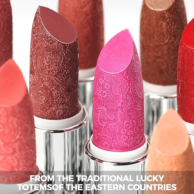 Anglicolor Metallic Glitter Pink Plum Brown Lipstick High Impact LipcolorMoisturizing Creamy FormulaLipstick For WomenSmooth and Non-StickyFull-Coverage Lip Color (#C 20g)
