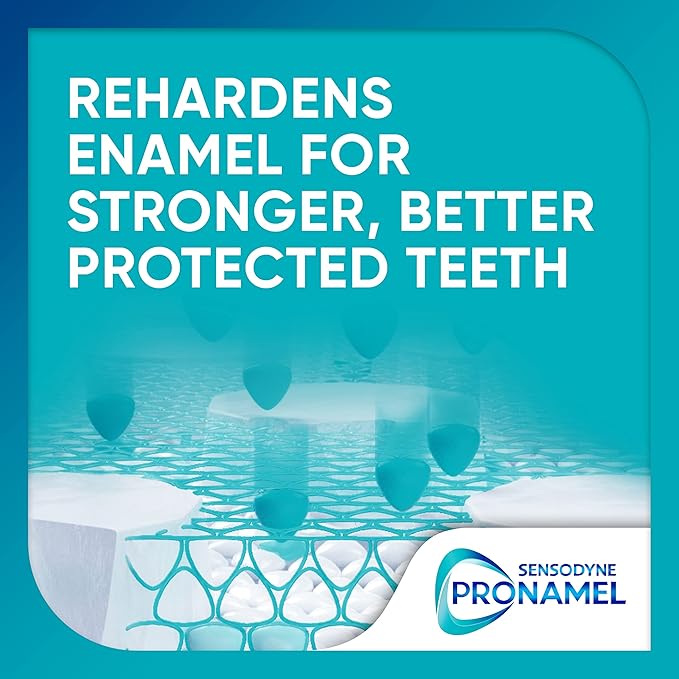 Sensodyne Pronamel Intensive Enamel Repair Toothpaste for Sensitive Teeth and Cavity Protection Whitening Toothpaste to Strengthen Enamel Arctic Breeze - 3.4 Ounces x 4
