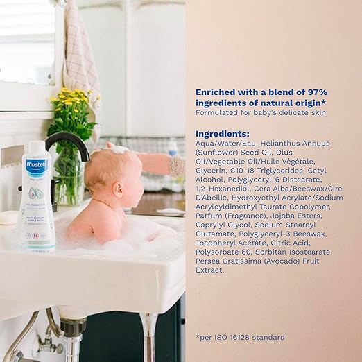 Mustela Musti - Baby Plant-Based Perfume &amp Cologne Spray - Delicate Fragrance for Boys &amp Girls - with Chamomile &amp Honey Extracts - Alcohol Free - 1.69 fl. oz.