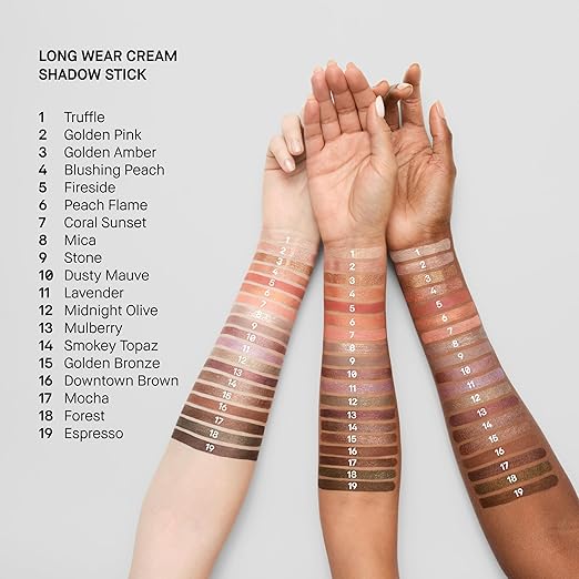 Bobbi Brown Long-Wear Cream Shadow Stick | 24-Hour Eyeshadow Stick | High-Pigment Buildable Shades with Three Finishes