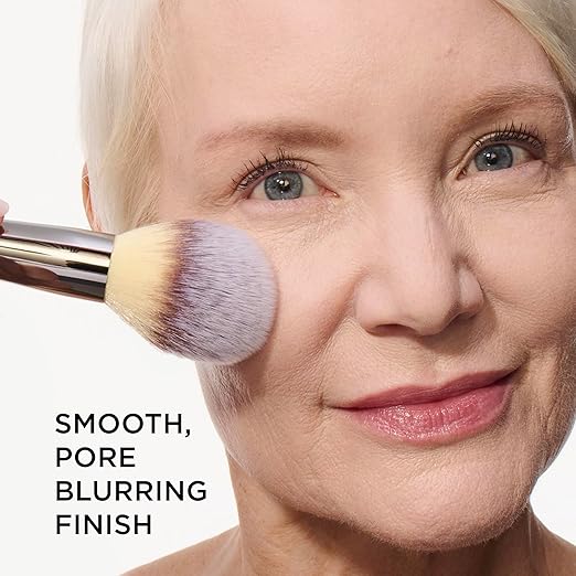 IT Cosmetics Heavenly Luxe Wand Ball Powder Brush #8 - For Face Powder Foundation - Poreless Flawless Application - Soft Bristles