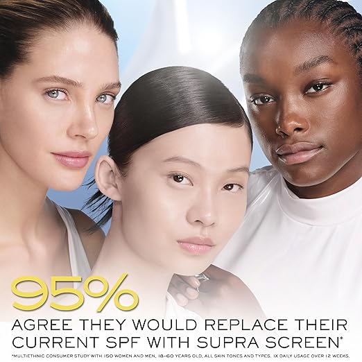 Lanc?me Supra Screen Invisible Serum Sunscreen SPF 50+ - Anti-Aging Correction &amp Protection - For All Skin Types - 48 HR Hydration Radiant Finish
