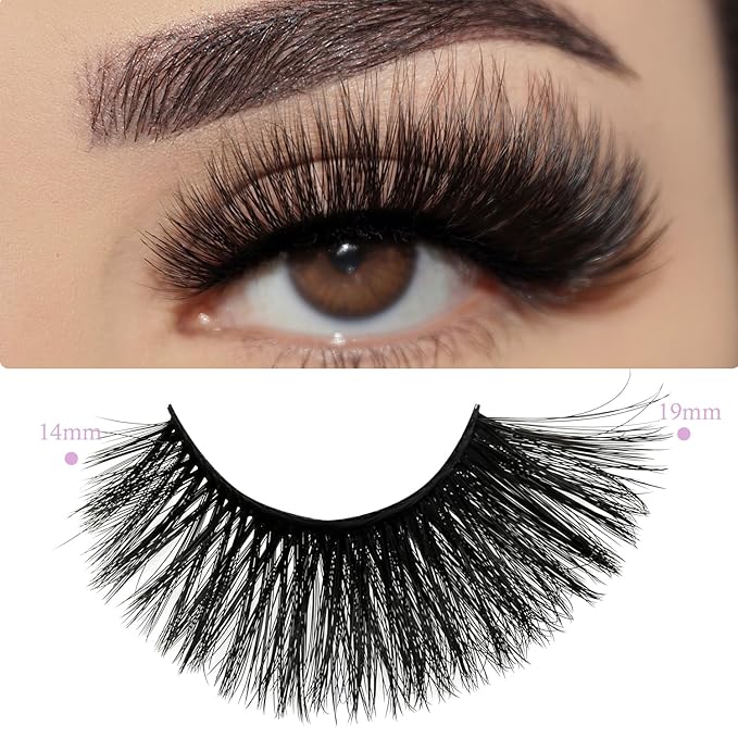 Wholesale Lashes 3D Faux Mink Eyelash Bulk 18mm Handmade Reusable Eye Lash Dramatic Fluffy False Lash with Glitter Portable Packing (30 pairs - A03)