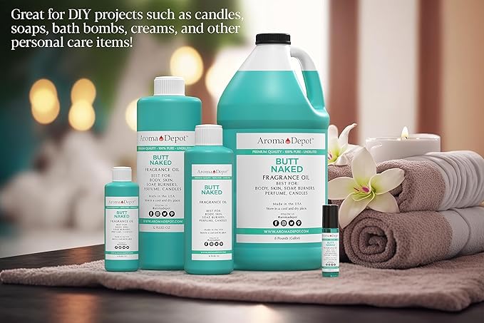 Butt Naked 32oz. / Perfume I Skin Oil I Our Interpretation Premium Quality I Uncut I Fragrance I Scented Oil I Add Aroma to your DIY Projects I Skin Safe