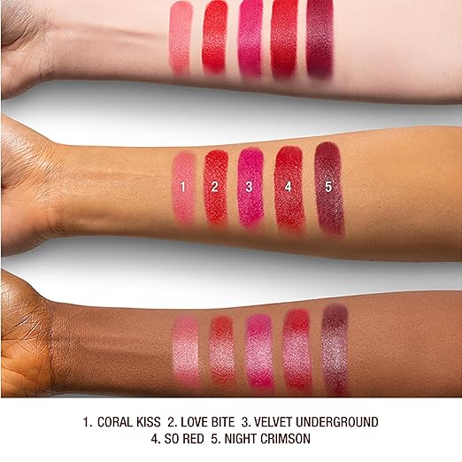 Charlotte Tilbury K.I.S.S.I.N.G Lipstick - Moisturizing &amp Hydrating Lipstick with Light-Diffusing Pigments for a Luminous Finish &amp Fuller-Looking Lips