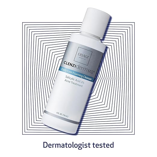 Obagi CLENZIderm M.D. Daily Care Foaming Acne Cleanser ? Acne Treatment with 2% Salicylic Acid (BHA)