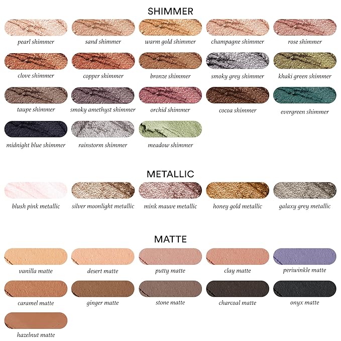Julep Eyeshadow 101 Cr?me-to-Powder Waterproof Eyeshadow Stick Duo ? Long-Lasting Crease-Proof Easy Apply with Built-in Smudger - Sand Shimmer and Smoky Tawny Matte