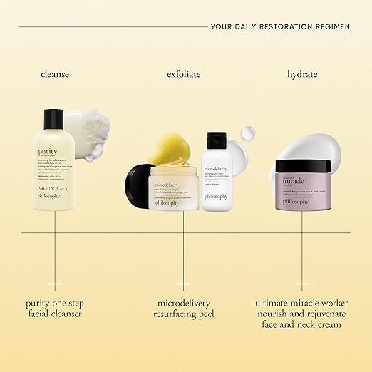 philosophy purity made simple one-step facial cleanser- with meadowfoam seed oil gently cleanses &amp melts away dirt oil &amp stubborn makeup paraben-free face wash