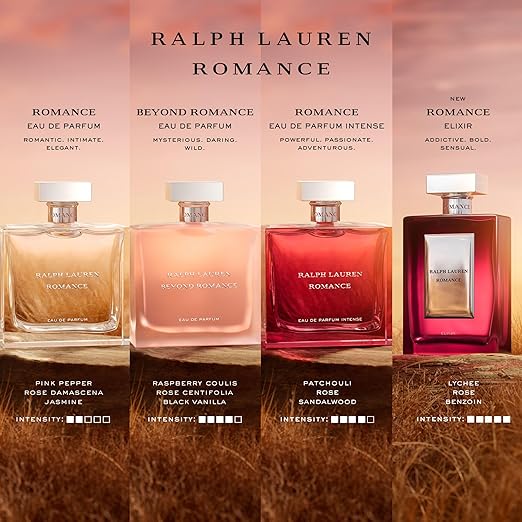 RALPH LAUREN FRAGRANCES Romance Elixir - Womens Perfume Gift Set - Full Size Fragrance 2.3 Fl Oz &amp 0.3 Fl Oz Travel Size