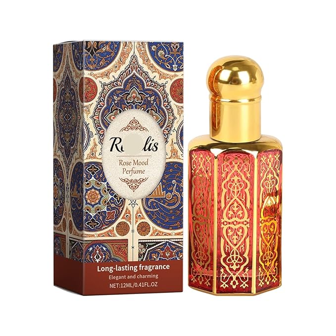 Roll-On Charming Floral Fragrance Perfume - Rose Scented Long-Lasting Portable Elegance(3PCS)