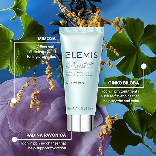 ELEMIS Pro-Collagen Marine Cream Lightweight Anti-Wrinkle Daily Facial Moisturizer
