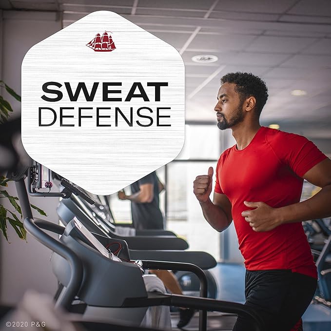 Old Spice Sweat Defense Antiperspirant Deodorant for Men 24/7 Sweat &amp Odor Protection Lasting Freshness Clear Gel Swagger Scent 3.8 oz (Pack of 12)