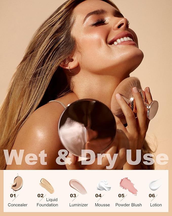 Ultra Large Body Makeup Brush Self Tanner Kabuki Foundation Brush for Leg Face Makeup Back Lotion Sunscreen Applicator Self Tanning Bronzer Blending Brush for Beauty Body Coverage Perfector Violet