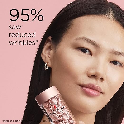 Elizabeth Arden Retinol + HPR Ceramide Rapid Skin Renewing Anti-Aging Face Serum Capsules Fine Lines &amp Wrinkles Treatment Skincare Gift for Women
