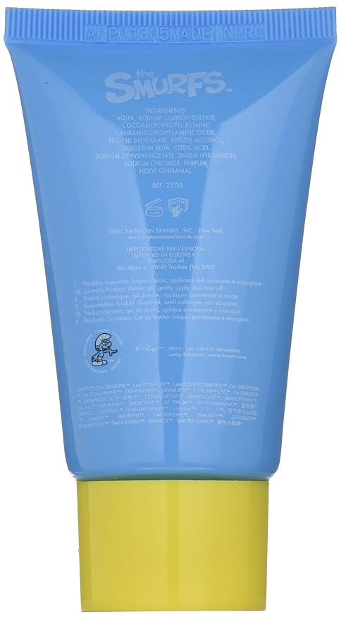 Smurfs 3D Vanity Perfume for Children 1.7 Ounce and Shower Gel 2.5 Fl. oz.