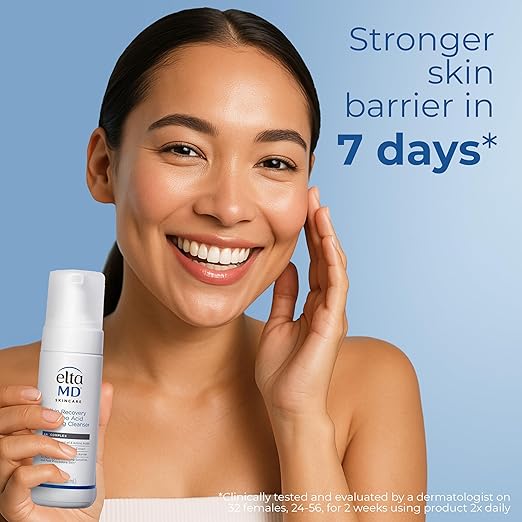 EltaMD Skin Recovery Amino Acid Foaming Facial Cleanser Gentle Face Cleanser for Sensitive Skin