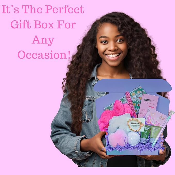 Teen Girl Birthday Gift Teenage Granddaughter Christmas Package XMAS Tween Niece Beauty Set Get Well Basket For Girls Holiday Trendy Bundle Preteen Daughter Glam Kit Graduation Gift
