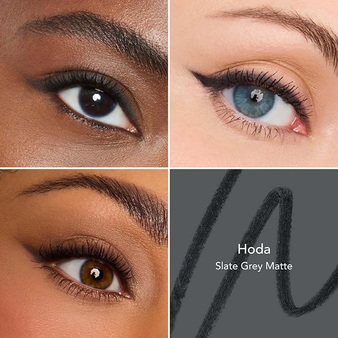 Thrive Causemetics Infinity Waterproof Eyeliner Pencil Built In Sharpener &amp Smudge Tip Long Lasting Smudge Proof Hyaluronic Acid &amp Shea Butter Vegan &amp Cruelty Free Hoda (Slate Grey M