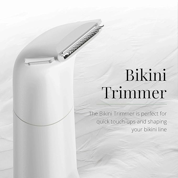 Remington Smooth &amp Silky Body &amp Bikini Kit Cordless bikini trimmer and shaver for women Waterproof for grooming in the shower White/Green