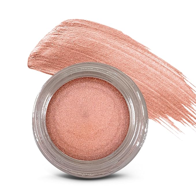 Mommy Makeup Any Wear Creme Eyeshadow - Waterproof Crease-Proof Long Lasting High Pigment Oil-free - Cream to Powder for Eyes Cheeks &amp Lips (Gilded Rose)