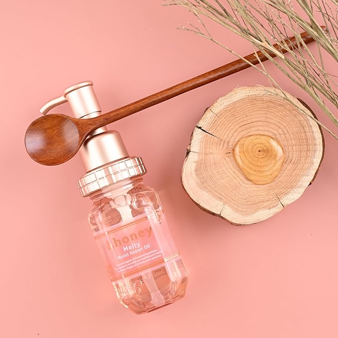 &amp-Honey Melty Moist Repair Hair Oil Step3.0 100ml + Refill 75ml - Hair Oil for Frizzy/Damaged Hair - Honey-Inspired Formula - Deep Conditioning &amp Intense Moisture for Curly/Dry Hair