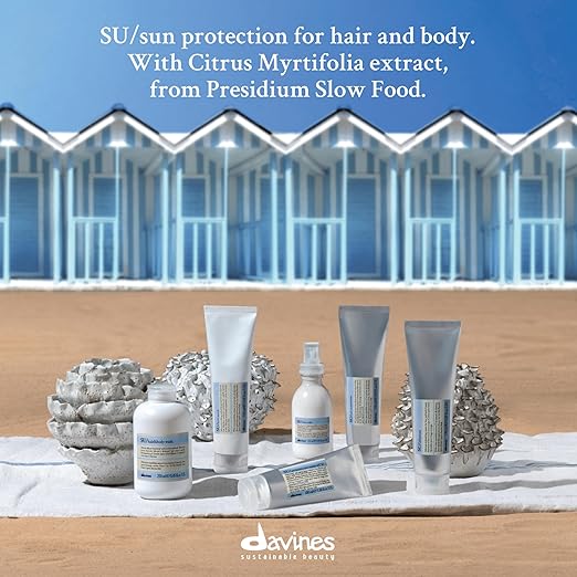 Davines SU Aftersun Hydrating Skincare Gel To Moisturize Protect And Smooth Skin Soothe And Hydrate Reddened Skin After Exposure 5.07 Fl. Oz.