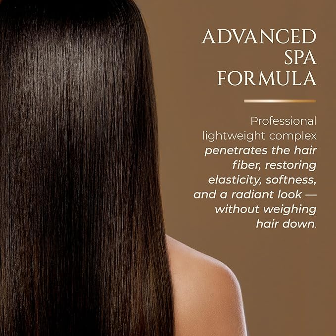 HADAT Hydro Spa Hair Treatment ? Professional Hair Mask for Deep Moisturizing Repair and Shine ? Macadamia Oil ? Salon Quality for Dry Damaged Color-Treated Hair ? Israeli Haircare 16.9 Fl Oz