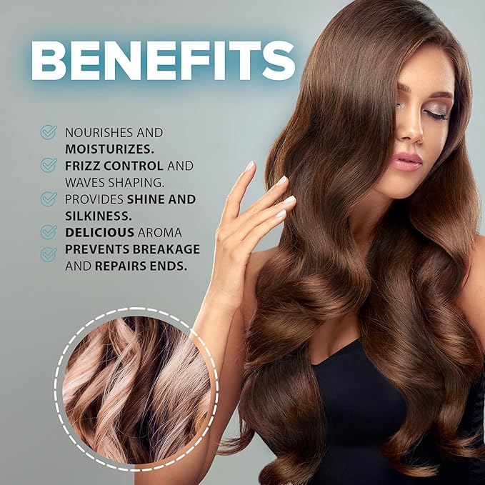 KALIVE Hair Mask for Deep Hydration &amp Repair - 8 oz. Keratin Collagen &amp Wheat Germ - Hair Care Products for Dry Damaged Hair. (Pack of 2)