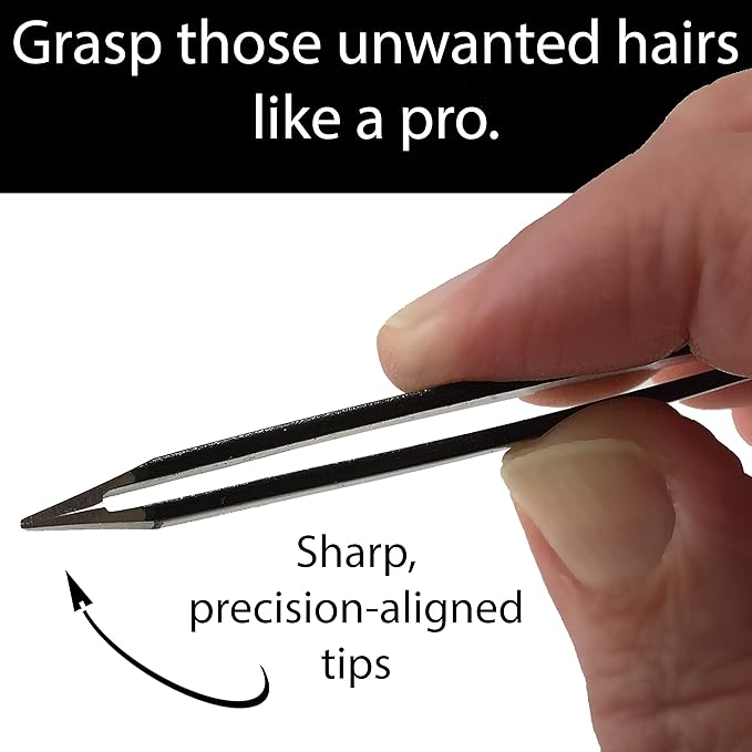 Zizzili Basics Tweezer Set - Limited Edition Ombre - Classic + Mini Slant - Best Tweezers for Eyebrow Facial Hair Removal and your Precision Needs