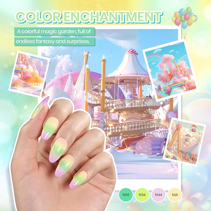 Beetles Gel Nail Polish Kit with U V Light - 55 Colors Gel Polish 80 Pcs Nail Kits with Base &amp Glossy Top Coat Soak Off DIY Salon at Home Beginner-friendly Nails Stuff Gifts for Women Girls