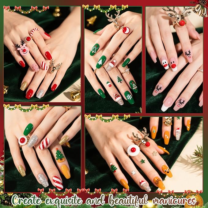 Nail Polish Advent Calendar 202524-Piece Nail Varnish Advent Calendar Christmas Calendar for Women and Girls Nail Polish Colours Kit Nail Art Tool Glitter Decorations Care and Accessories
