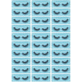 Wholesale Lashes 3D Faux Mink Eyelash Bulk 18mm Handmade Reusable Eye Lash Dramatic Fluffy False Lash with Glitter Portable Packing (30 pairs - A20)