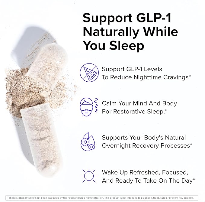 InnoSupps Night Shred??GLP-1 | Nighttime Metabolic + Sleep Support* | Akkermansia + Ashwagandha | 60 Capsules. 30 Servings.