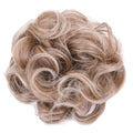 EARSHOT Hair Buns Hair Piece 1 Pack Synthetic Donut Bun Messy Bun Hair Slices Curly Wavy Headbands Women Bun Wig Synthetic Wig Hair Extensions Hair Accessories For Girls (Color : 12T24)