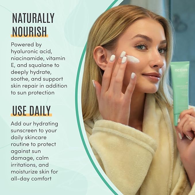 draft Skin Repair SPF 50 Hydrating Daily Sunscreen and Face Moisturizer Non-Nano Zinc Non-Toxic Broad Spectrum Protection Hydrating Mineral Facial Sunscreen 1.7 fl. oz.