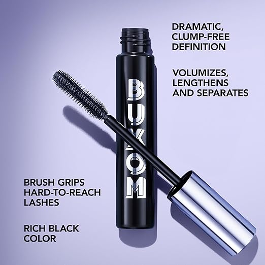 BUXOM Lash Volumizing Mascara Up to 3X More Volume Voluminous &amp Lengthening Mascara for Lash Lift Cruelty-Free Black