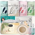 LANSLEYWAX Digital Waxing Kit for Women Men - YOLO Flora Waxing Machine with 39 Accessories - Hard Wax Kit for Arm Leg Brazilian Bikini Face Sensitive Skin Wax Warmer Hair Removal for Home/Salon Use