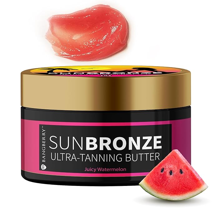 Original Sun Bronze Ultra Tanning Butter - Juicy Watermelon Use in the sun outdoor or tanning bed Better than tanning oil Tan faster with premium natural ingredients Safe for Sensitive Skin