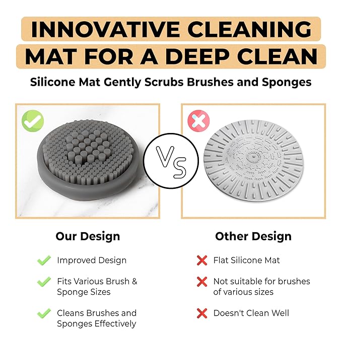 Ace Beaut? Premium Electric Makeup Brush Cleaner Machine Automatic Sponge and Make Up Brush Cleaner Rechargeable and Efficient Deep Cleaning Tool for Beauty Enthusiasts and Professionals