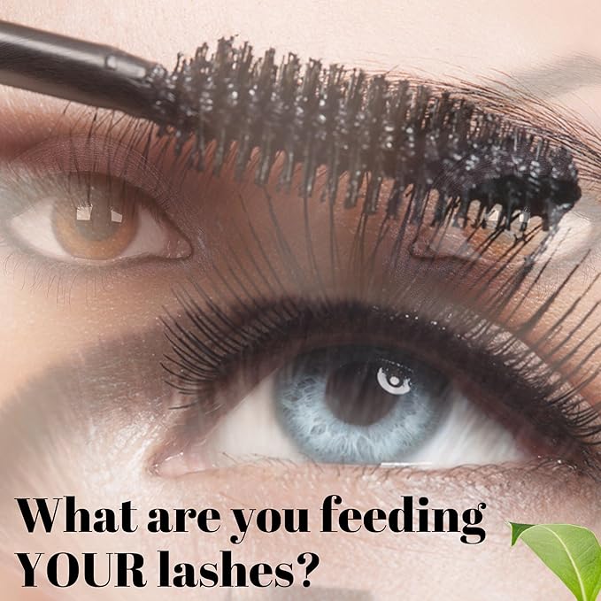 Better?™n Ur Lashes Organic Mascara (BROWN) | 100% Natural | Made w Certified Organic Ingredients | Non GMO | Hypoallergenic for Sensitive Eyes | Length &amp Volume | Vegan | Cruelty Free