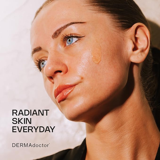 DERMAdoctor Vitamin C Face Wash ? Daily 3-in-1 Vitamin C Cleanser &amp Makeup Remover Face Wash That Tones Clears Pores Lifts Oil and Removes Sunscreen &amp Pollutants with Potent Kakadu Plum ? 7