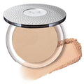 P?R MINERALS 4-in-1 Pressed Mineral Makeup Powder Foundation with SPF 15 - Concealer &amp Finishing Compact Pressed Powder for Face - Buildable Medium to Full Coverage Foundation Powder