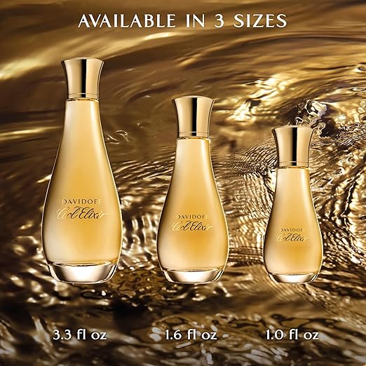 Davidoff Cool Elixir Parfum Intense ? Ambery Women's Perfume ? With Notes of Oakmoss Absolute Jasmine &amp Vanilla ? Long Lasting Fragrance
