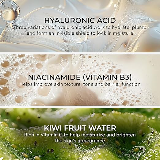 COSMEDIX Surge Hyaluronic Acid Booster for Face - Ultra Hydrating Face Serum with Vitamin C &amp Niacinamide Softens Brightens &amp Moisturizes Skin - Facial Skin Care Product for Fine Lines &amp